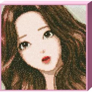 여신강림 주경 (캔버스) 보석십자수 25x25 캐릭터보석십자수