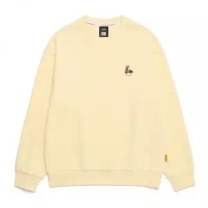 [백화점 정품] 내셔널지오그래픽 N251USW940 동물 와펜 세미 오버핏 맨투맨 BUTTER