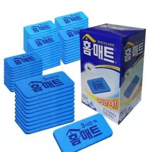 홈매트 전자모기향 훈증기 패드리필 60매 모기매트 모기향