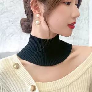 PL 트렌디 넥워머 골지 니트 페이크 목폴라 넥워머 블랙) No17 선물용품 납품용품 기획전