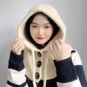 PL 애정템 넥워머 뉴윈터 니트 후드 넥워머 아이보리) No11 선물용품 납품용품 기획전