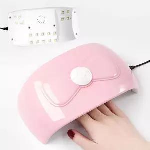 젤램프 네일아트 스마트 센서 UV LED 핑크리본 54W