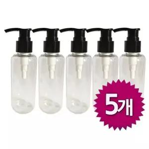 화장품용기 공병 화장품 소분 리필 빈통 휴대용 플라스틱 150ml 5개