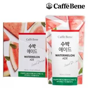 [카페베네] 수박에이드 파우치 총20팩 (190ml x 10팩) x 2박스