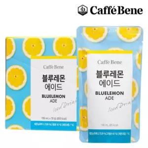 [카페베네] 블루레몬에이드 파우치 총20팩 (190ml x 10팩) x 2박스
