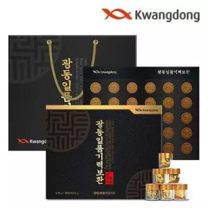 [광동] 일품 기력보환 30환 1세트 + 쇼핑백 / 녹용 홍삼 침향환
