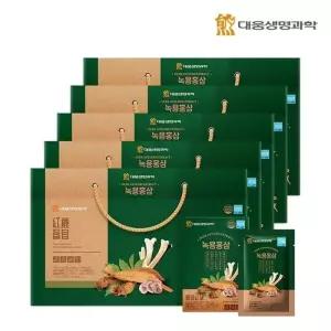 [대웅생명과학] 녹용홍삼 70ml 30포 5세트 / 명절 선물세트