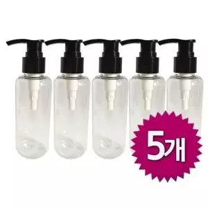 화장품용기 공병 화장품 소분 리필 빈통 휴대용 플라스틱 150ml 5개