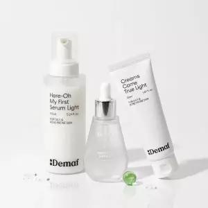 [디마프] DEMAF 지성피부 모공케어 루틴(만능기초 라이트 155ml 1개그린 시카 앰플 50ml 1개크컴츄