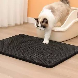 고양이 모래 매트 고양이 배변 매트 실리콘 흩날림 반려동물