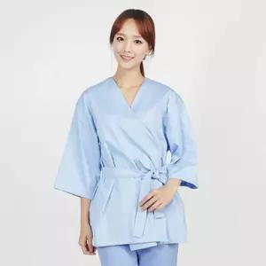 금성 엑스레이가운 검진복 하프타입 병원진료까운 KSX 002