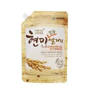 유한세제 깔끔 1.2kg 현미세제 1.2kg주방세제 유한 설거지세제