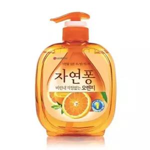 490ml 자연퐁 용기형 용기형세정제 주방세제 오렌지향
