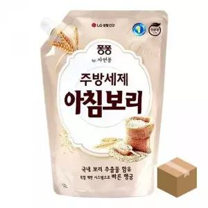 주방세제 과일세정 주방용과일세정제 아침보리세제 리필형 1.2L