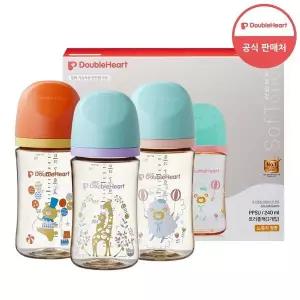 더블하트 모유실감 3세대 PPSU 디어프렌즈 240ml