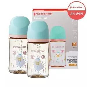 3세대 240ml 디어프렌즈 트윈팩 (젖병2개/노꼭지)