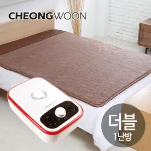 청운산업 청운 넝쿨 브라운 온수매트 200X145CM 더블1난방