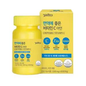 [농부의정원]웰러스 면역에 좋은 비타민C 아연 60정