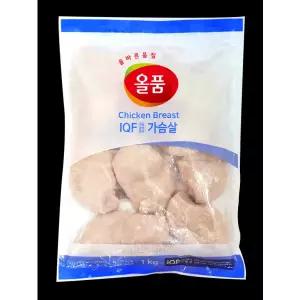 [올품] IQF 닭가슴살 1kg X 3봉