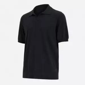 CP컴퍼니 26SS Cotton Crepe Polo Collar Knit 20CMKN104A 006323O 999) 코튼 크레페 폴로 니트)