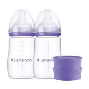란시노 아기 젖병 젖꼭지 M 세트 출산 선물 240ml X2