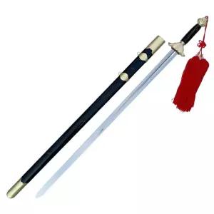 화산귀환 매화검존 청명 무협 백천 검 모형 빨간색 칼 코스튬 소품 68cm