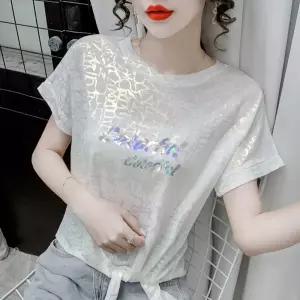 라인 댄스복 상의 여성 모던댄스 커피색 S 라틴댄스복 하얀색 댄스티 라틴