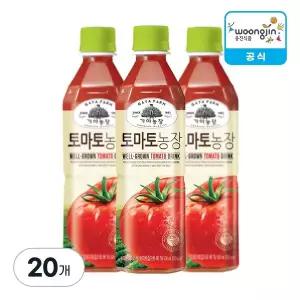 [웅진식품] 자연은 토마토 500ml, 20개