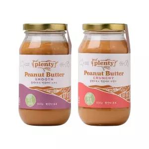 [공식몰](1+1)플랜티푸드 땅콩버터 스무스/크런치 500g 골라담기
