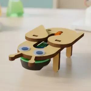 반딧불이 진동로봇 만들기 LED 무지개 불빛 곤충 로보트 진동모터 파동에너지 관찰 DIY