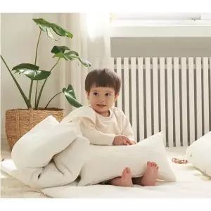 [롤베이비] 피그먼트 낮잠이불 부드럽고 도톰한 순면 베개 이불 패드 국내생산