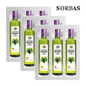 소르바스 (스티로폼포장) 포도씨유 500ml 9병