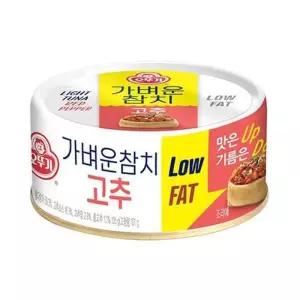 [오뚜기] 가벼운참치 고추 100g x 36(1box)