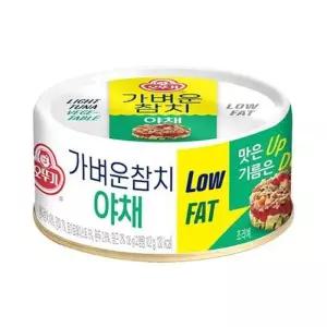[오뚜기] 가벼운참치 야채 135g x 36(1box)