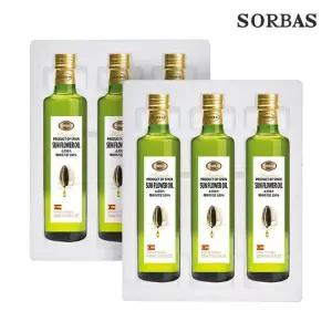 소르바스 (스티로폼포장) 해바라기유 500ml 6병