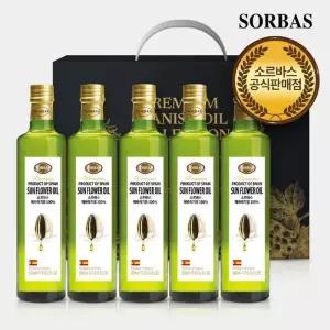 소르바스 해바라기유 500ml 5병 선물세트