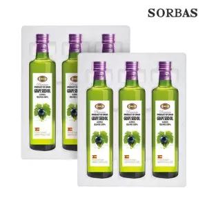 소르바스 (스티로폼포장) 포도씨유 500ml 6병