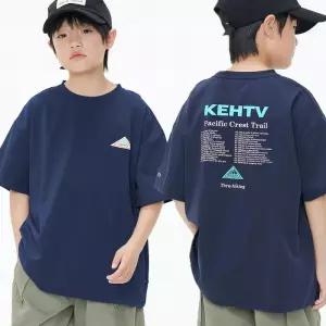 베비포 주니어 남아 반팔티 초등 루즈핏 레터링 트레일 여름티 EH3
