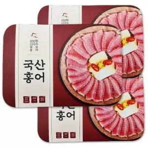 [S] [백년수산] 국산 홍어 1kg x 3팩 + [증정] 용기초장 6개+홍어뼈3개
