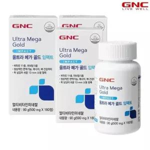 [GNC] 울트라 메가 골드 임팩트 (500mg 180정) x3개_56738x3