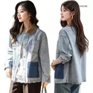 비비아체 코듀로이 데님재킷