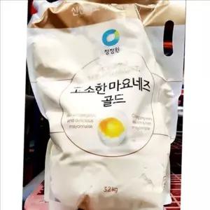 대용량 업소용 마요네즈 청정원 식당 마요네즈 식자재 소스류 3.2kg 벌크