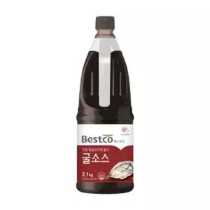 베스트코 전통쌈장 식자재 우삽겹소스 대용량 굴소스 굴소스 대용량 2.1kg 1개