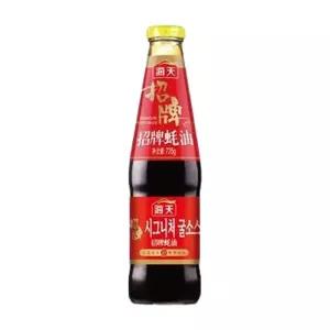 해천 식자재 대용량 진한풍미 우삽겹소스 굴소스 시그니처 굴소스 725g 1개