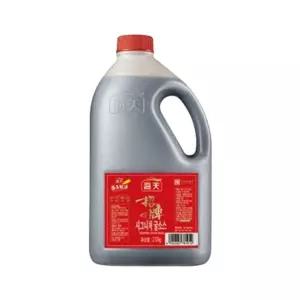 해천 조미용 요리용 깐풍소스 대용량 식자재 굴소스 시그니처 굴소스 2.45kg 1개