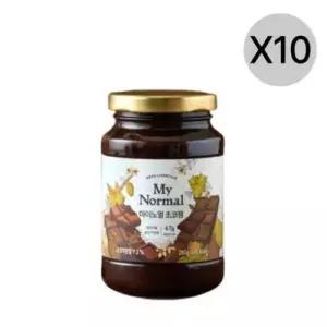 LI3073465394 마이노멀 저당 초코잼 스프레드 280g X10개 아이 간식 785718