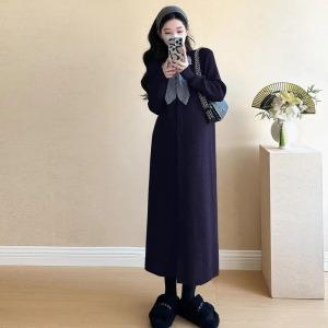 임부복드레스 태교여행 임산부 슬림 롱 하객룰 원피스 빅사이즈 와이드 편안한 따뜻한