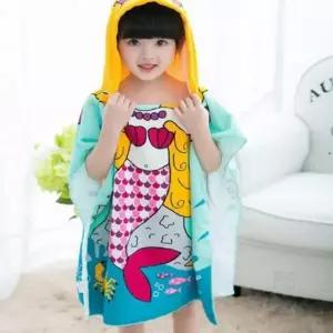 ( )비치타올 상어 아기후드타올 키즈비치타올 어린이타올가운 아기목욕타월 어린이비치타올가운