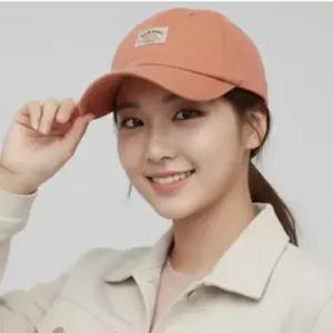 남녀공용 세련된 로고 컬러감 캐주얼 탄탄한 코튼 베이직 레터링 볼캡 모자 야구모자