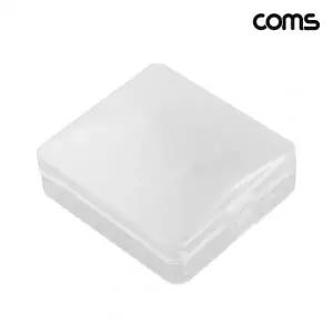 Coms 18650 건전지 케이스 배터리 4개 보관 투명 NE871